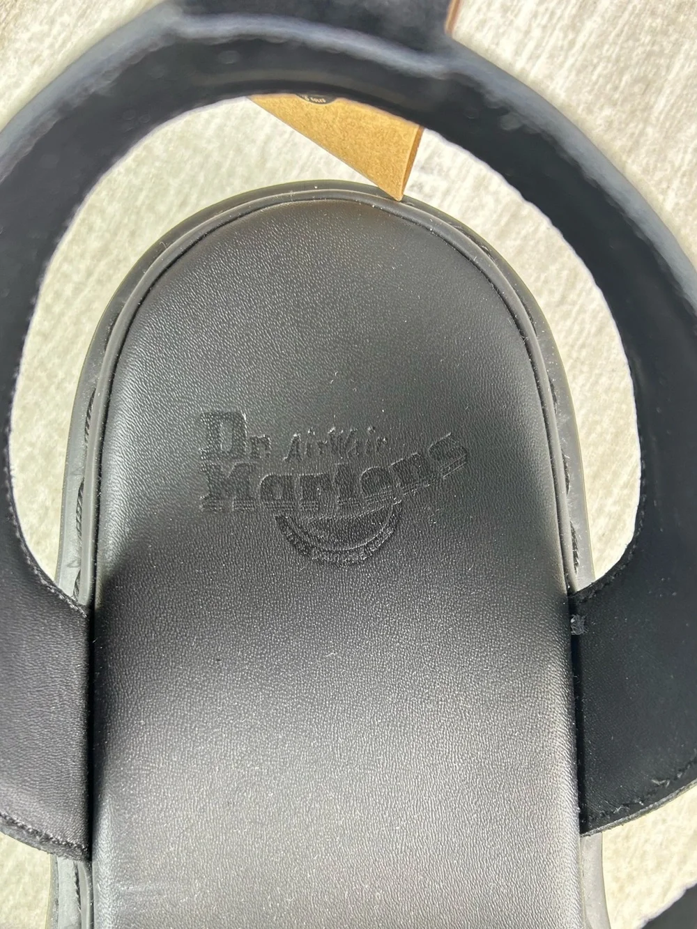 NEW Dr. Martens Docs Gryphon Black Leather Buckle Strap Sandal Shoe Mens Size 14